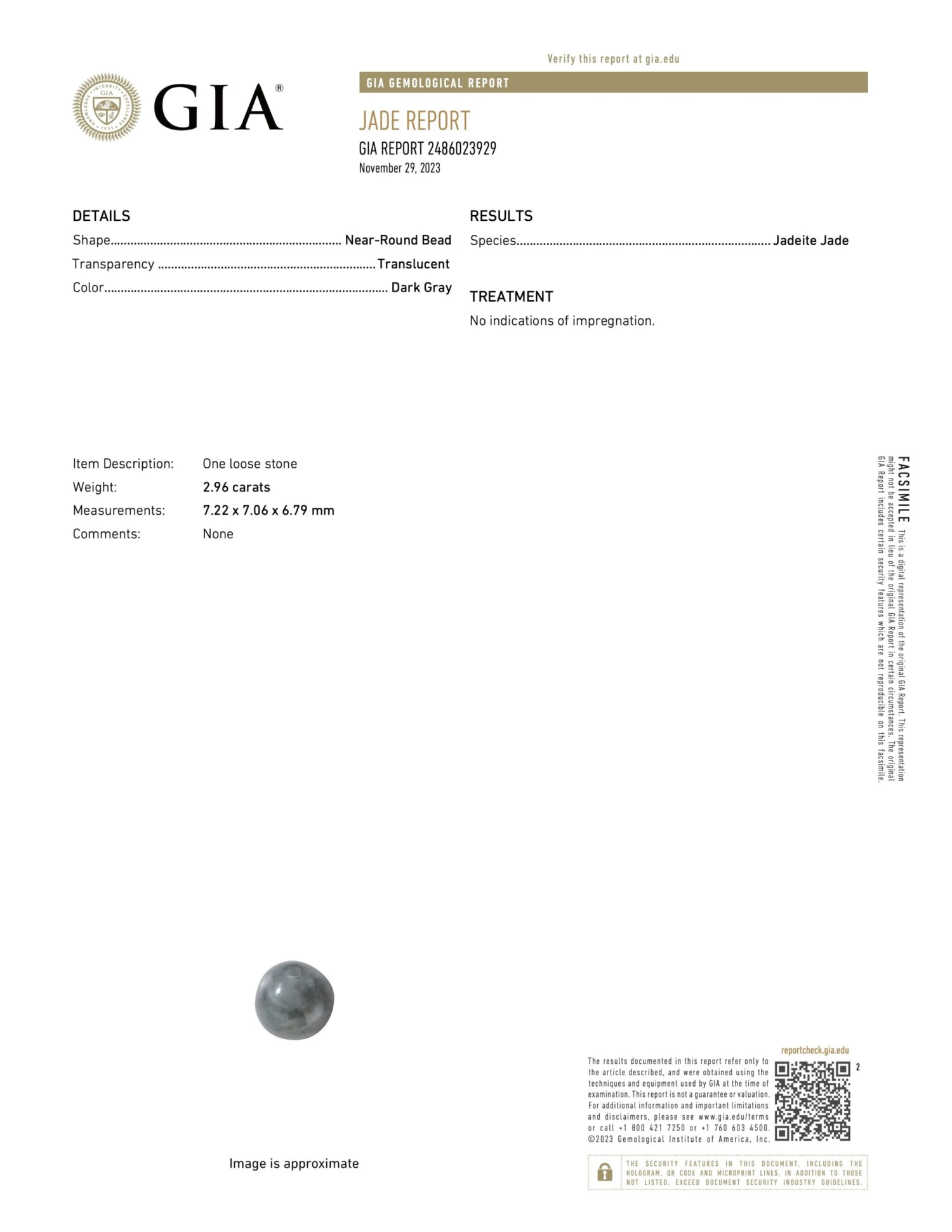 Small Grey And Black Jadeite Jade Bead Bracelet - 7mm 8 Small Grey And Black Jadeite Jade Bead Bracelet - 7mm - Image 6