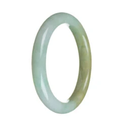 Genuine Type A Green And Brown Jadeite Jade Bracelet - 63mm Semi Round 7 Genuine Type A Green And Brown Jadeite Jade Bracelet - 63mm Semi Round -Jayde Jewelry Outlet 92010675 3 cd312b3b 6c3a 4b2b ad7d 218e7895e356