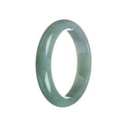 Authentic Type A Green Jadeite Bracelet - 59mm Half Moon -Jayde Jewelry Outlet 92010704 14d2eb5a 5fe0 4c28 8c46 aadd3fa902f5