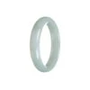 Real Grade A Green Jadeite Bangle Bracelet - 56mm Half Moon