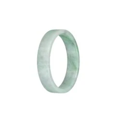 Genuine Grade A Green Pattern Jadeite Jade Bangle - 51mm Flat 7 Genuine Grade A Green Pattern Jadeite Jade Bangle - 51mm Flat -Jayde Jewelry Outlet 92011874 3