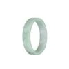 Genuine Grade A Green Pattern Jade Bangle - 51mm Flat 1 Genuine Grade A Green Pattern Jade Bangle - 51mm Flat -Jayde Jewelry Outlet 92011877
