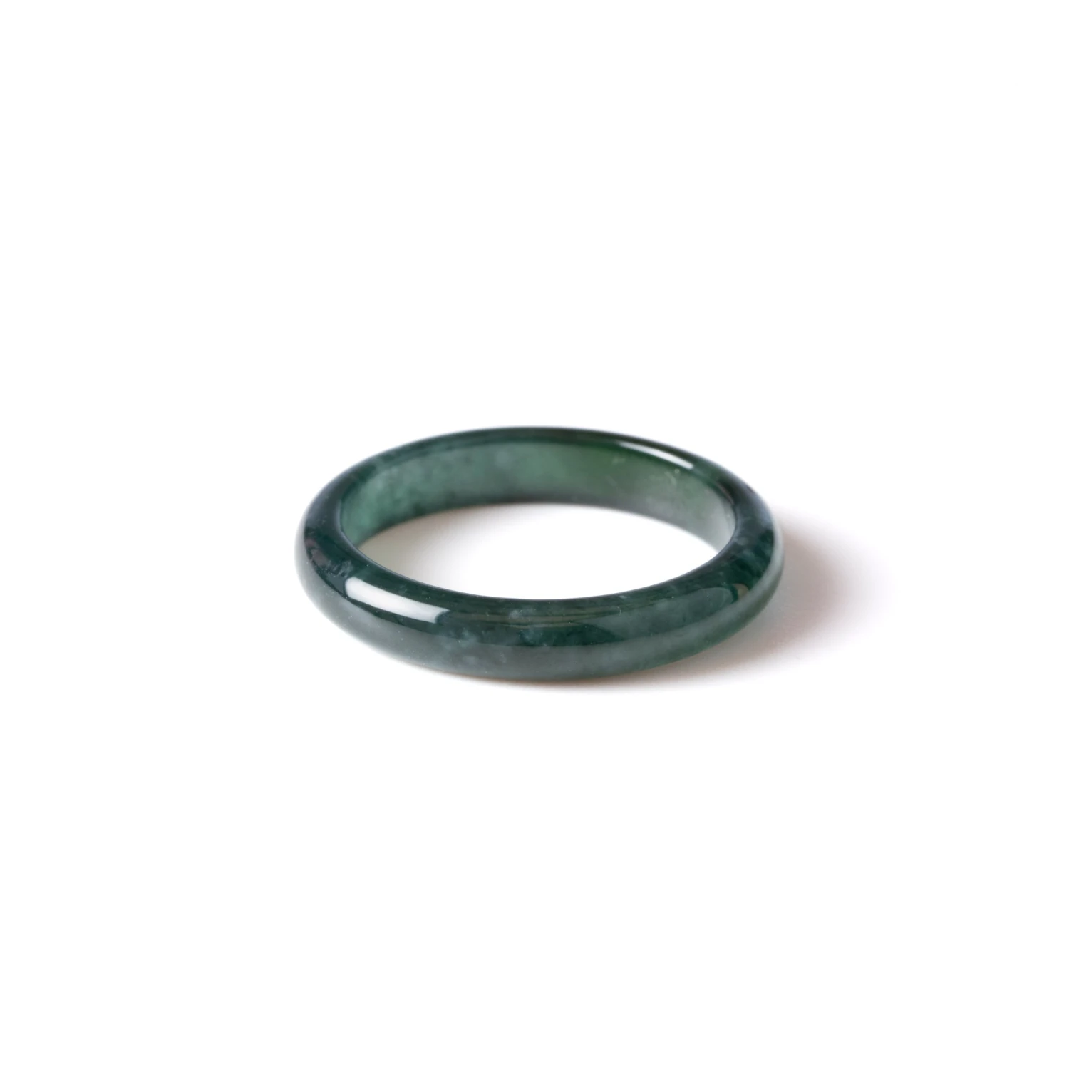 Ideali Deep Green Jade Ring 5 Ideali Deep Green Jade Ring - Image 3