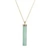 Light Green Jadeite Jade Cylinder Pendant -Jayde Jewelry Outlet 92090033 2