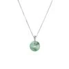 Dainty Jade Pendant In 18K White Gold - Kandy Donut 1 Dainty Jade Pendant In 18K White Gold - Kandy Donut -Jayde Jewelry Outlet 92090100