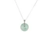 18K Pale Green Jade Necklace - Kandy Donut