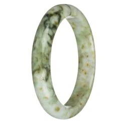 78.3mm Grey With Olive Green, Light Green, And Brown Patterns Jade Bangle Bracelet -Jayde Jewelry Outlet 99010158 27183312 3225 4c7e 9f27 2142efaa5fe3