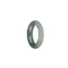 Certified Green And White Jade Ring- US 9.5