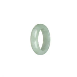 Certified Pale Green Burmese Jade Band - US 9.5 -Jayde Jewelry Outlet 99510118