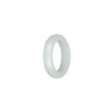 Authentic White Burmese Jade Ring- US 9.5 -Jayde Jewelry Outlet 99510140 3