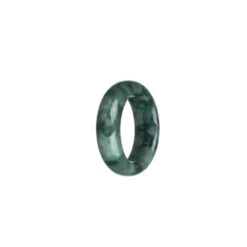 Authentic Green With Dark Green Patterns Jade Band - US 8.25