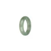 Genuine Icy Green Jade Band - US 8.25