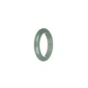 Authentic Pale Green Jadeite Jade Band - US 8.25