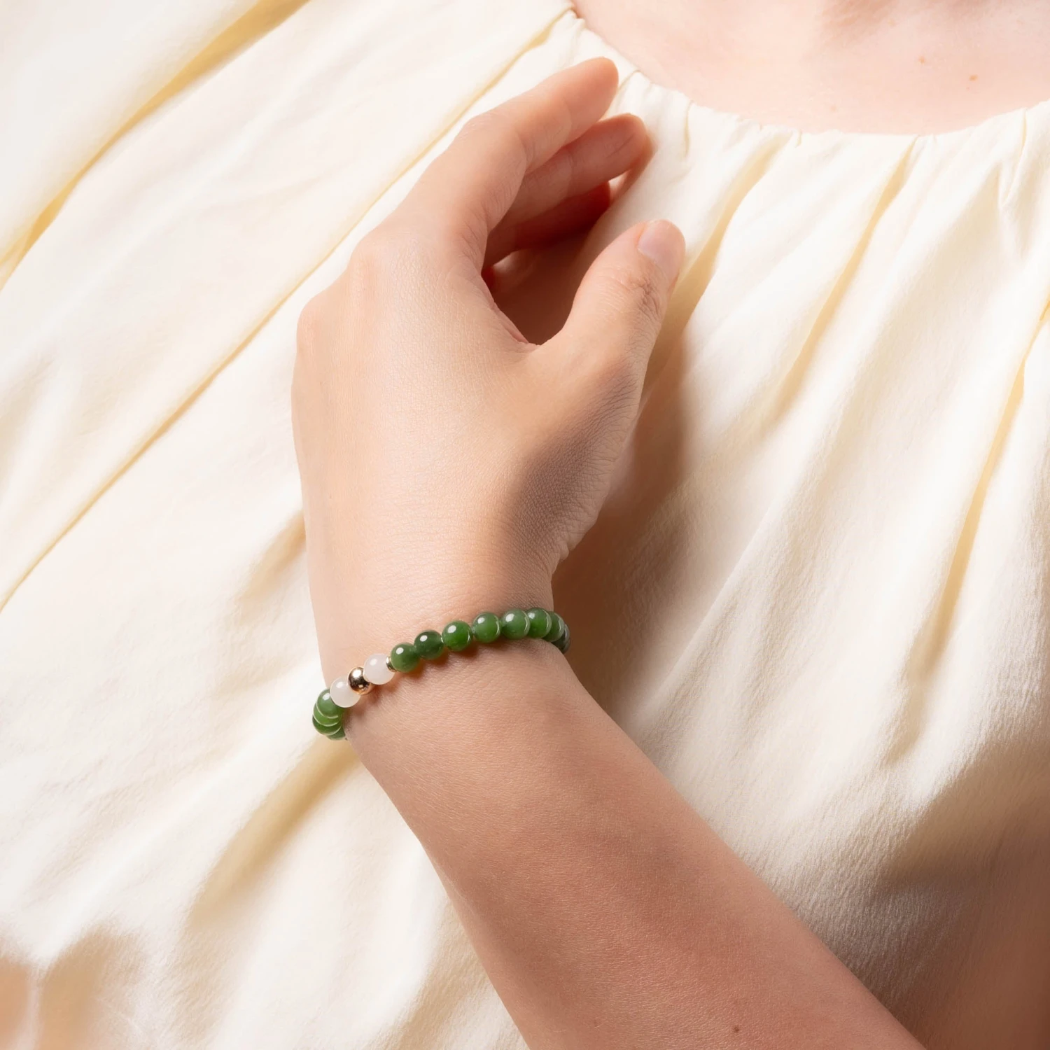 Awaken Soul Green Jade Bracelet 11 Awaken Soul Green Jade Bracelet - Image 9