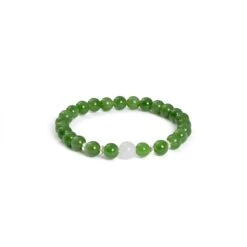 Chakra Glow Jade Bracelet With Burmese Jade