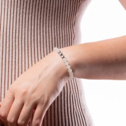 Ethereal Stillness Bracelet With White Jade -Jayde Jewelry Outlet Ethereal Stillness Bracelet 81030016 2