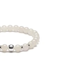 Graceful Spirit White Jade Bead Bracelet -Jayde Jewelry Outlet Graceful Spirit Jade Bracelet 81030007 2