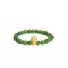 Golden Zodiac Guardian Jade Bracelet With 24K Gold Charms -Jayde Jewelry Outlet Green Jade Bracelet 24K Zodiac Protector 81030034