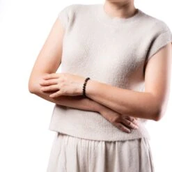 Guardian Spirit Bracelet With Black And Grey Burmese Jade -Jayde Jewelry Outlet Guardian Spirit Jade Bracelet 92070130 6