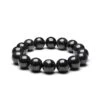 Mens Black Jadeite Jade Bead Bracelet - 13mm -Jayde Jewelry Outlet Mens Black Jadeite Jade Bead Bracelet 92070044