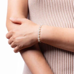 Moonlit Haven Jade Bracelet With Sterling Silver -Jayde Jewelry Outlet Moonlit Haven Bracelet 81030018 2 2