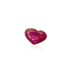 1.0ct Heart Shaped Burmese Ruby