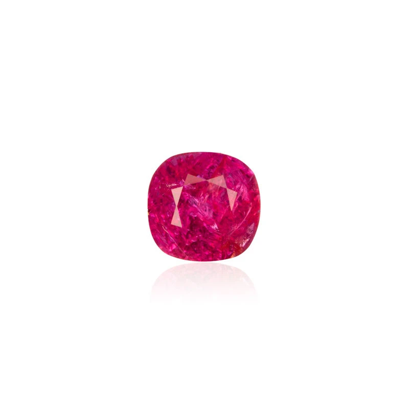 1.23ct Natural Cushion Burmese Ruby Certified Unheated 3 1.23ct Natural Cushion Burmese Ruby Certified Unheated