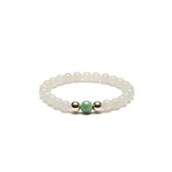 Sacred Touch Jade Bracelet With Genuine Jadeite