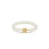 Golden Petal Jade Bracelet With 999 Pure Gold Flower